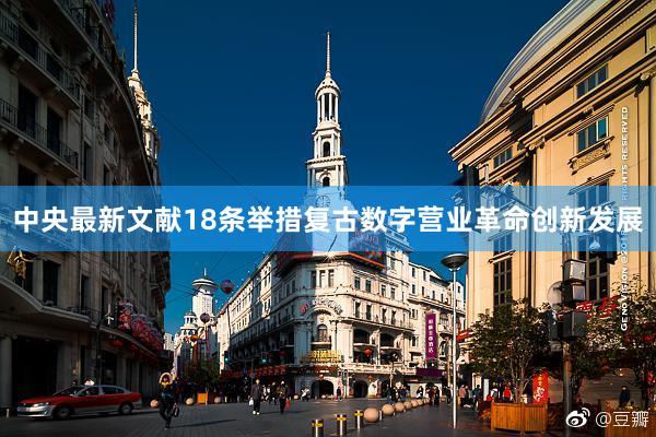 中央最新文献18条举措复古数字营业革命创新发展
